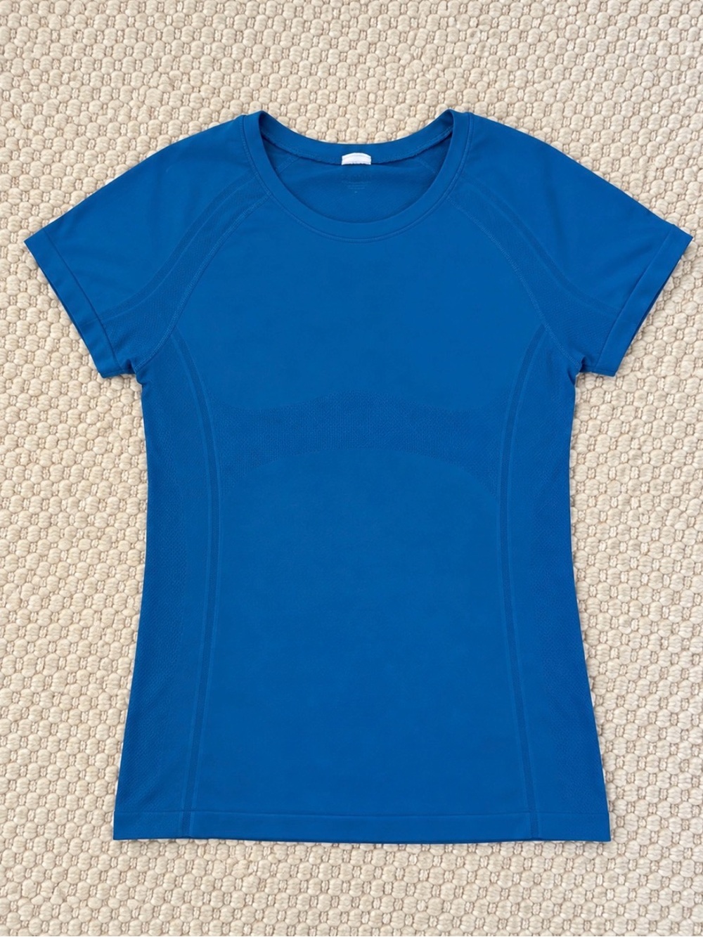 Athleta Blue Short Sleeve Performance Athletic Top Women’s Medium